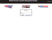 Tablet Screenshot of mobileservices.drivenbrands.com